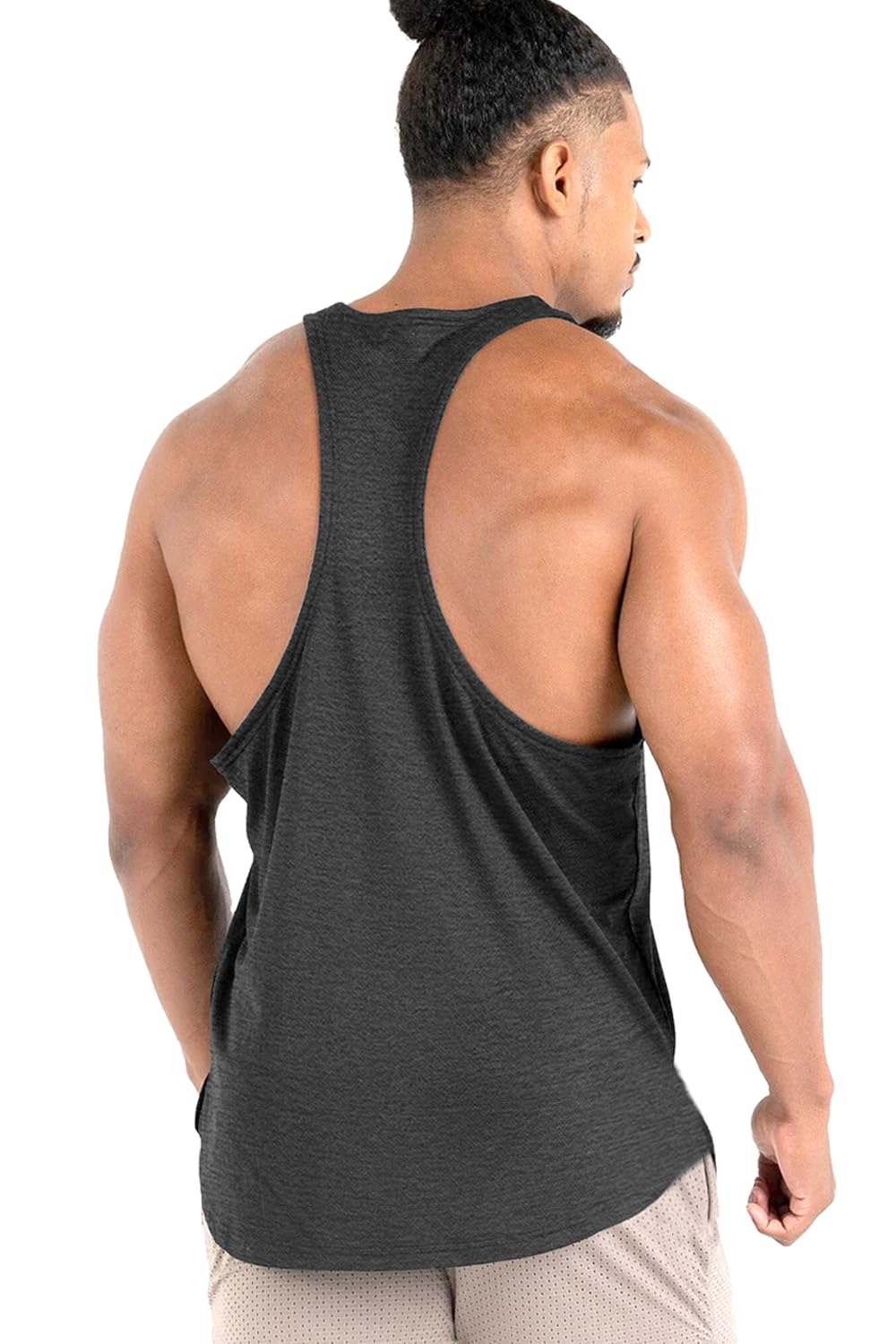Lehmanlin Camisetas sin Mangas para Hombre,Camisetas de Tirantes Hombre Gym,Culturismo Stringer,Camisas de Secado Rápido