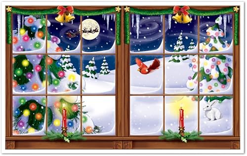 Vista de Navidad nevada de 38 pulgadas x 62 pulgadas 1 por paquete Paquete de 1 Not Applicable disponible en Yaxa Guatemala