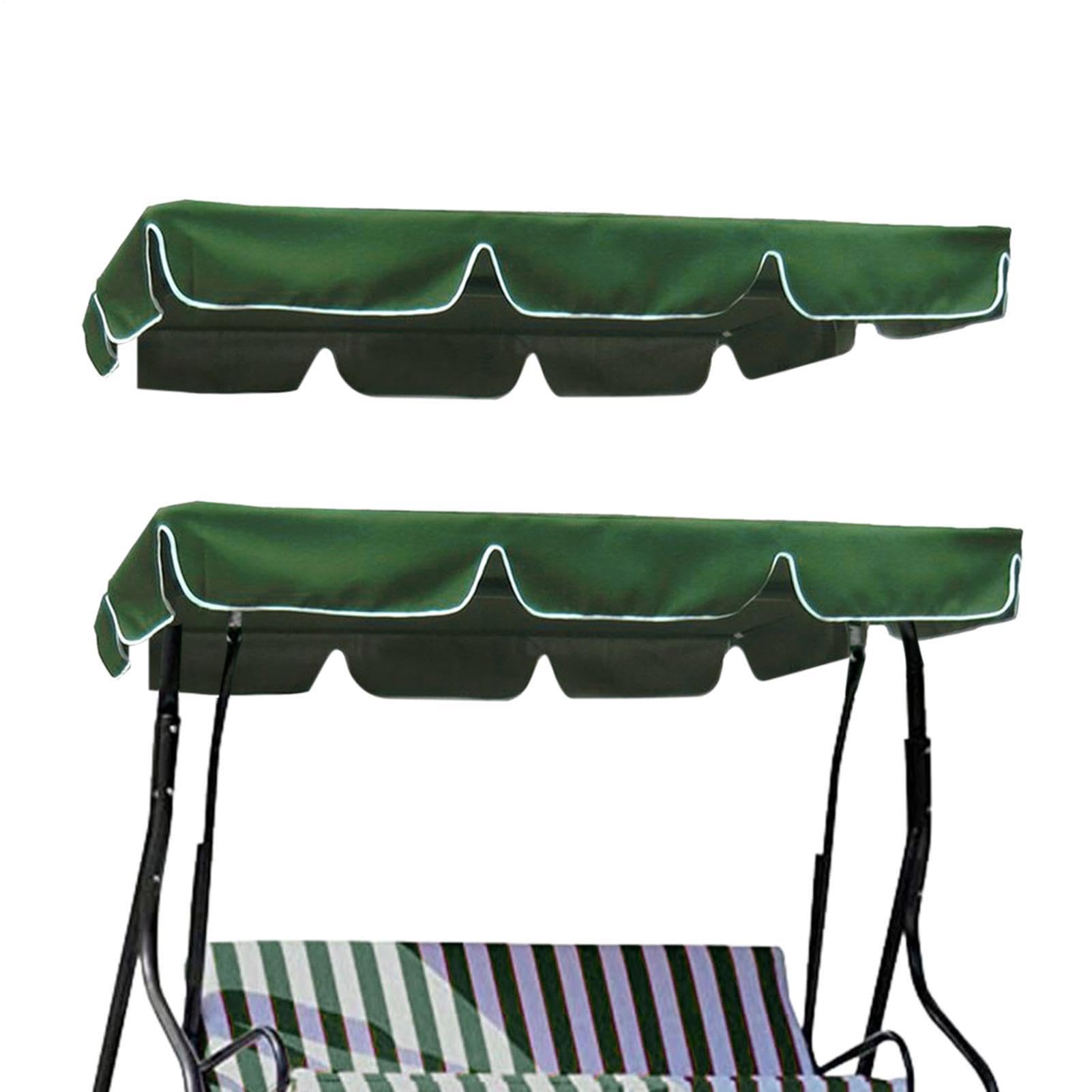 Windproof Swing Seat Cover, 3 Seater Garden Swing Canopy - Image 9