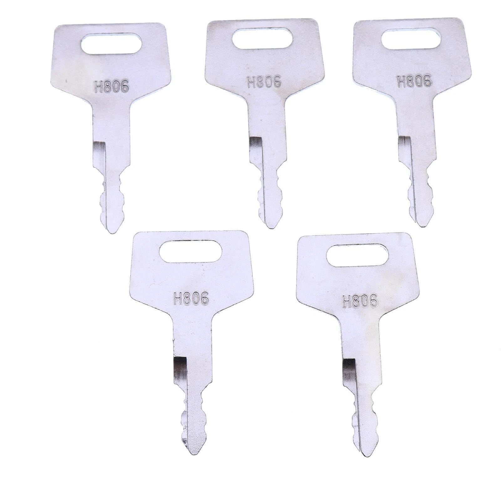 ACTIVLIFE for (5) H806 Heavy Equipment Keys-#20 for Takeuchi, Hitachi, Gehl 17001-00019