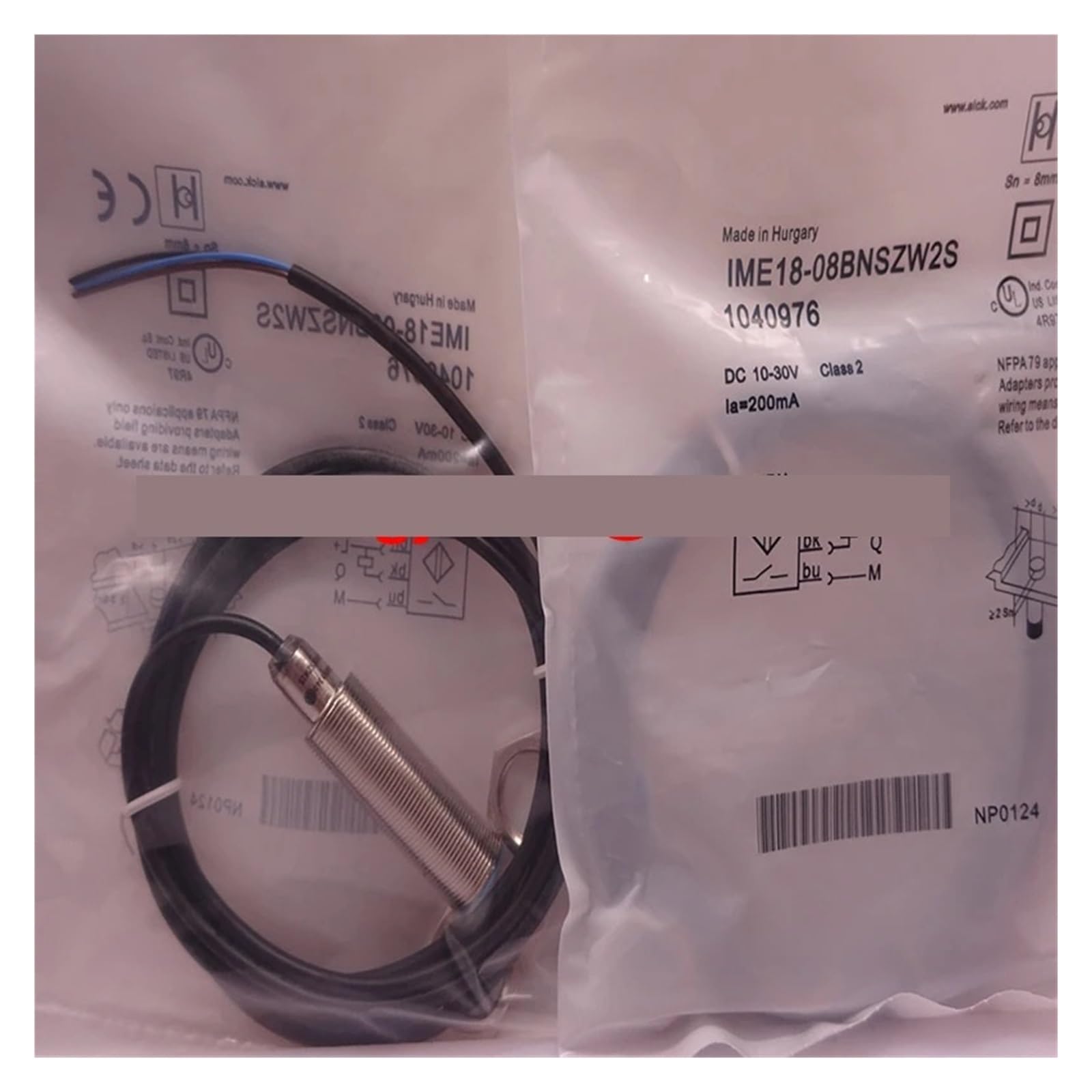 1pcs proximity switch 12NPSZCOS IME18-12BPSZC0S sensor(IME18-12NPSZCOS)