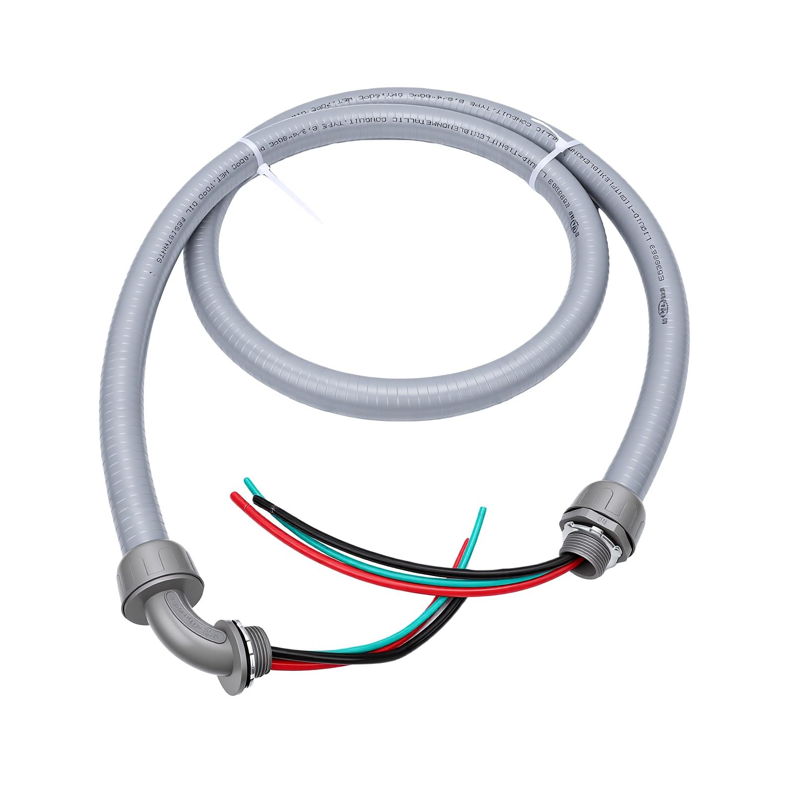 Fafeicy AC Whip Kit, 3/4 Cala 6 Stóp Niemetalowy Elastyczny Przewód