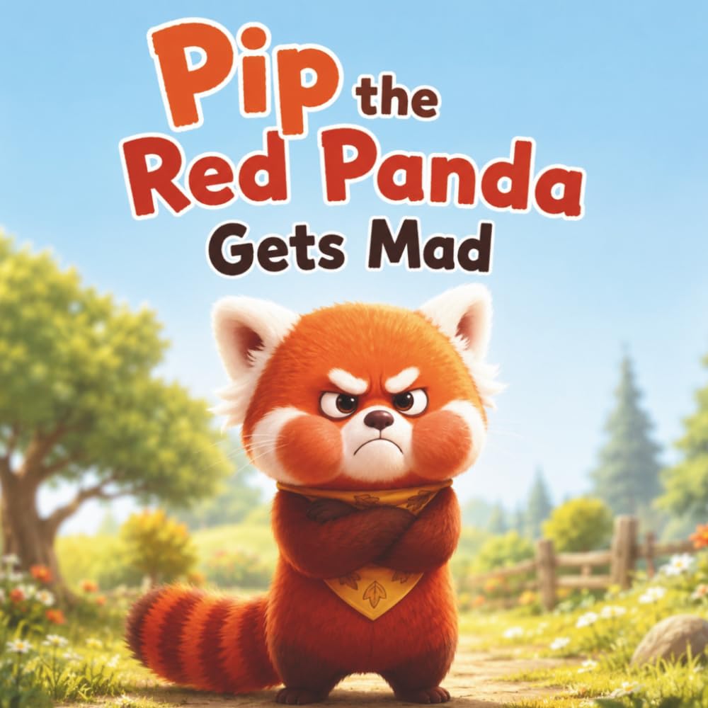 Pip the Red Panda Gets Mad: A Big Feelings Book for Kids Ages 3-7 to Learn How to Calm Down