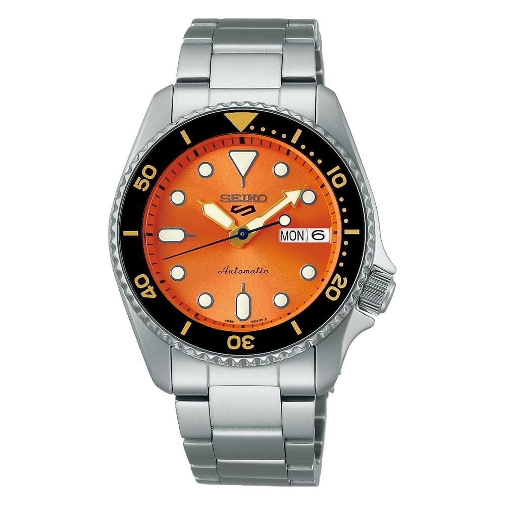 5 Sports Automatic Orange Dial Men's Watch SRPK35K1