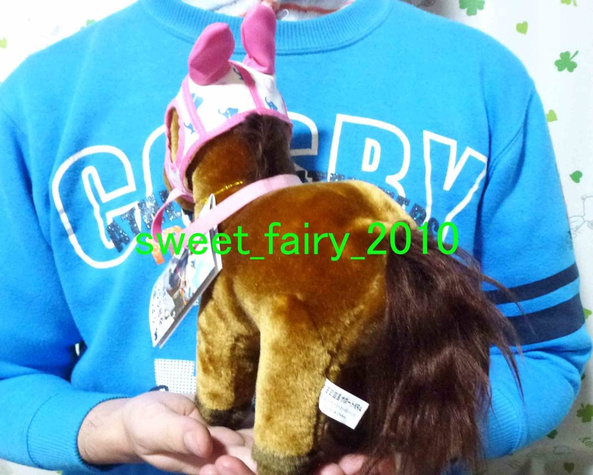 ハルウララ　高知競馬　応援しよう　ぬいぐるみ　タグ付き　メンコ 71obzn7+wcL._UF350,350_QL50_.jpg