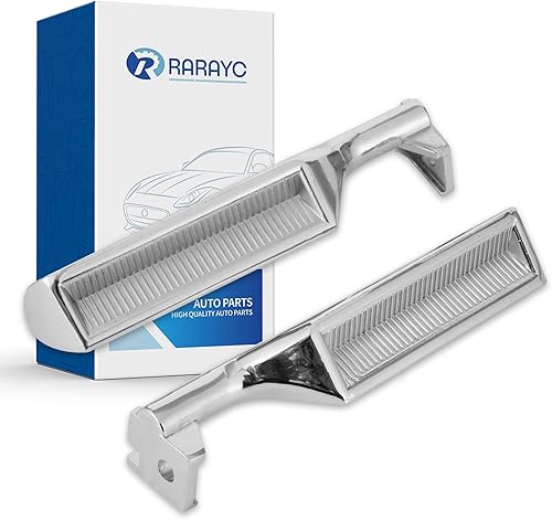 Miniatura 1 de Manija de puerta interior cromada  Reemplazo para Ford Bronco F150 F250 F350 F53 F59 F800 1987-1999  Par de lado delantero trasero izquierdo del