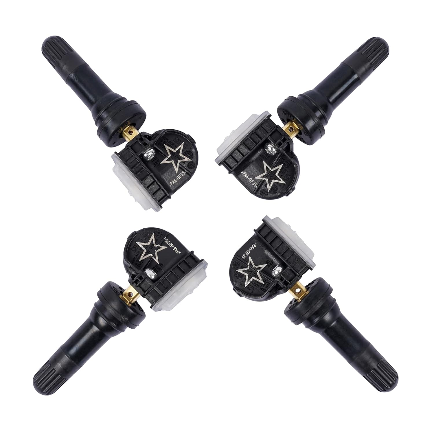 Set of 4 TPMS Tire Sensors Replacement for Checy Silverado