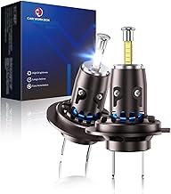 CAR WORK BOX H7 LED Bulbs: 360° Beam 24000LM Anti-Glare Plug & Play Design-110W 6500K Super Bright and Mini Replacement Kit for 12V Car Lenticular Headlights