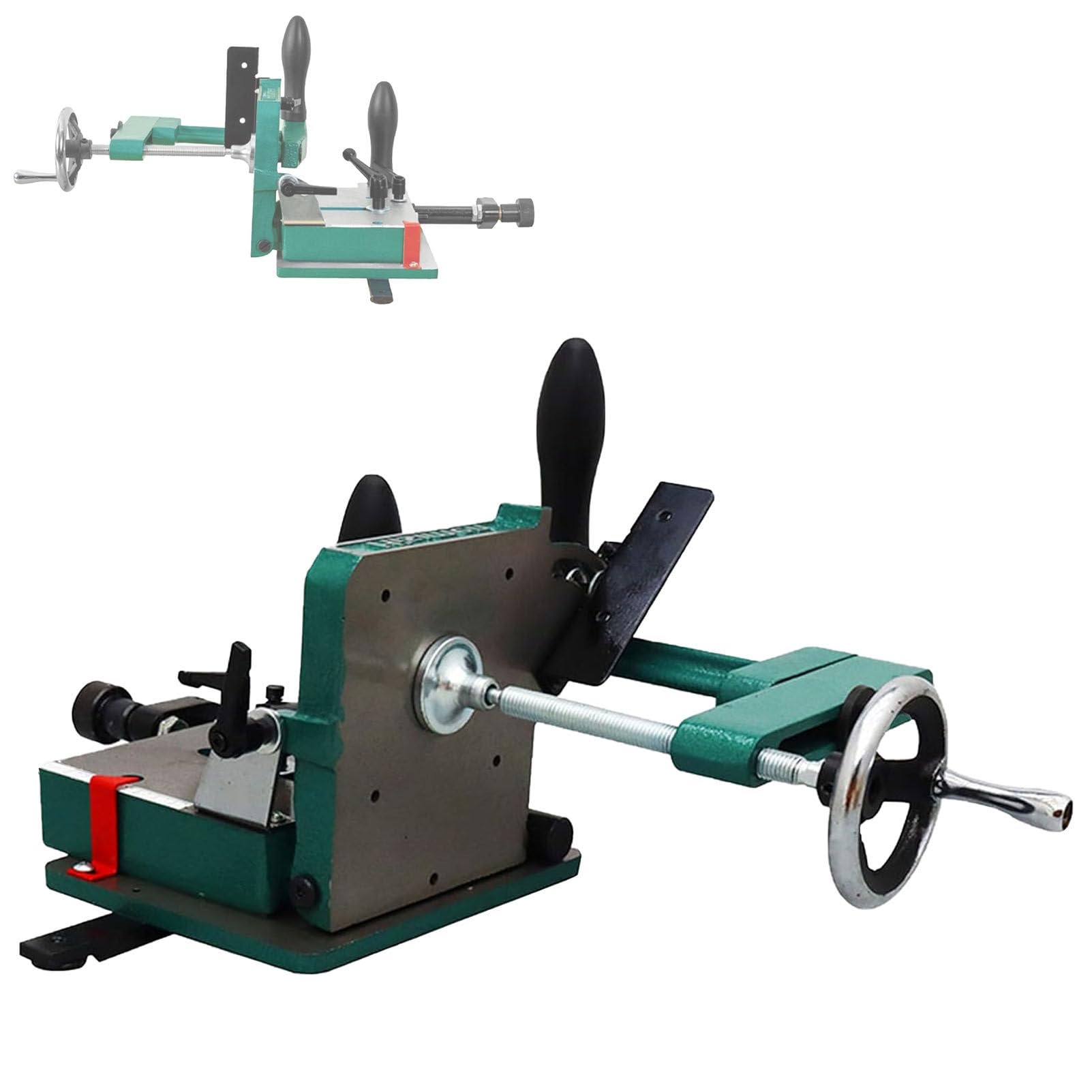 JXYQ Woodworking Tenoning Machine with Adjustable Support Plate, 0-45° Angle, Max Clamping 82.5mm for Precision Taper Jigs and Desktop Saw Fixtures