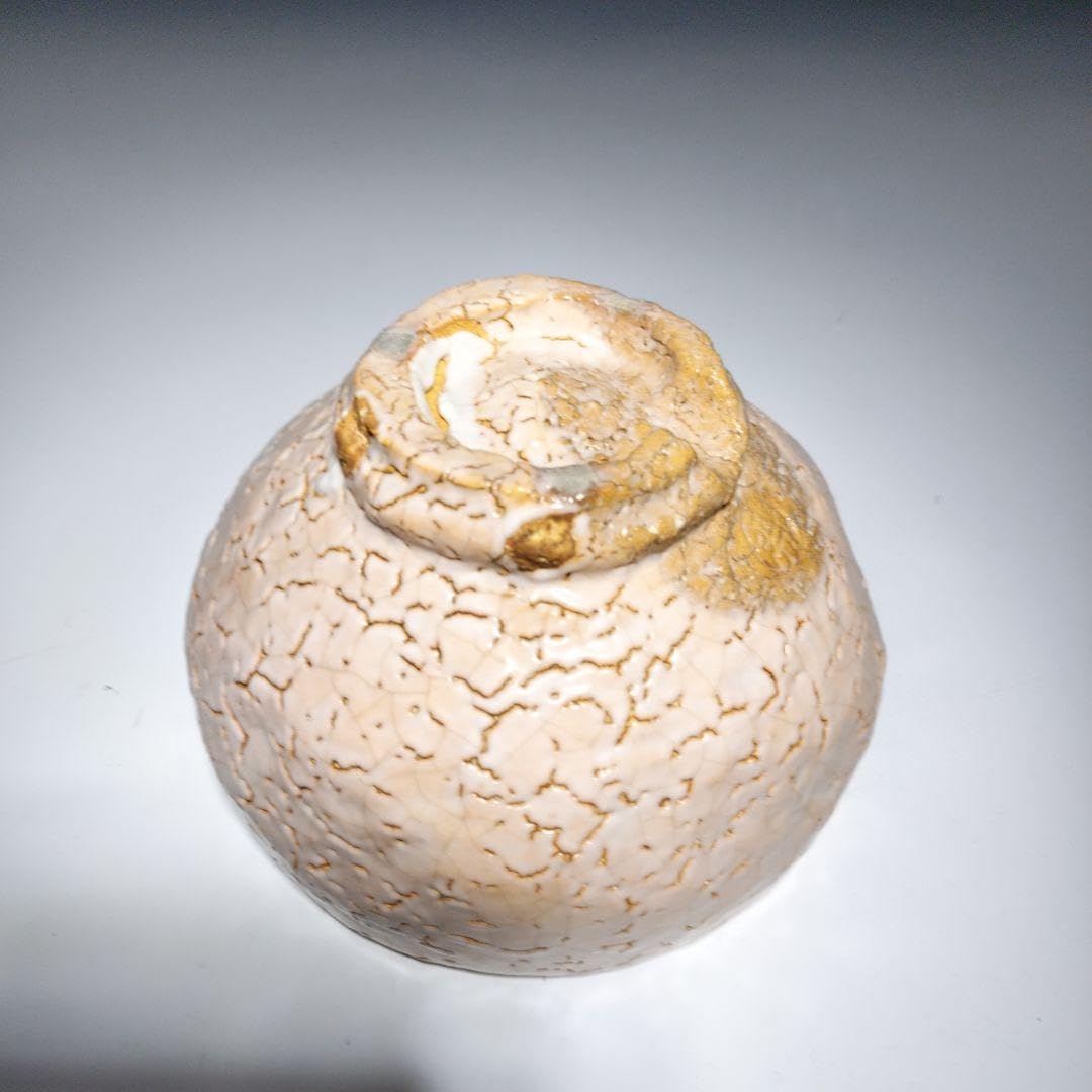 b431 濃茶入 萩 富貴長命製地 吉田仙荘 木箱 茶道具 古物 b431