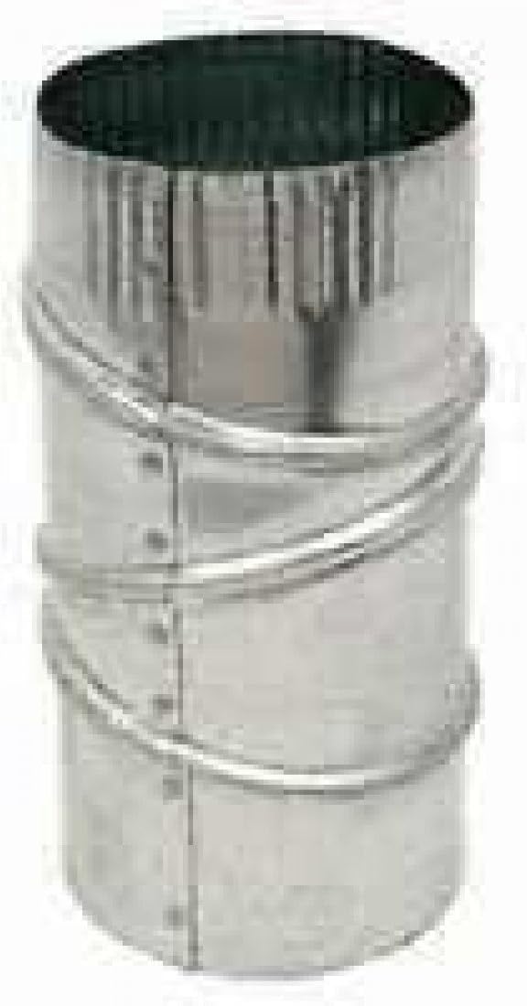 Gray Metal 3-28-302 Galvanized Adjustable Stove Pipe Elbow, 3"