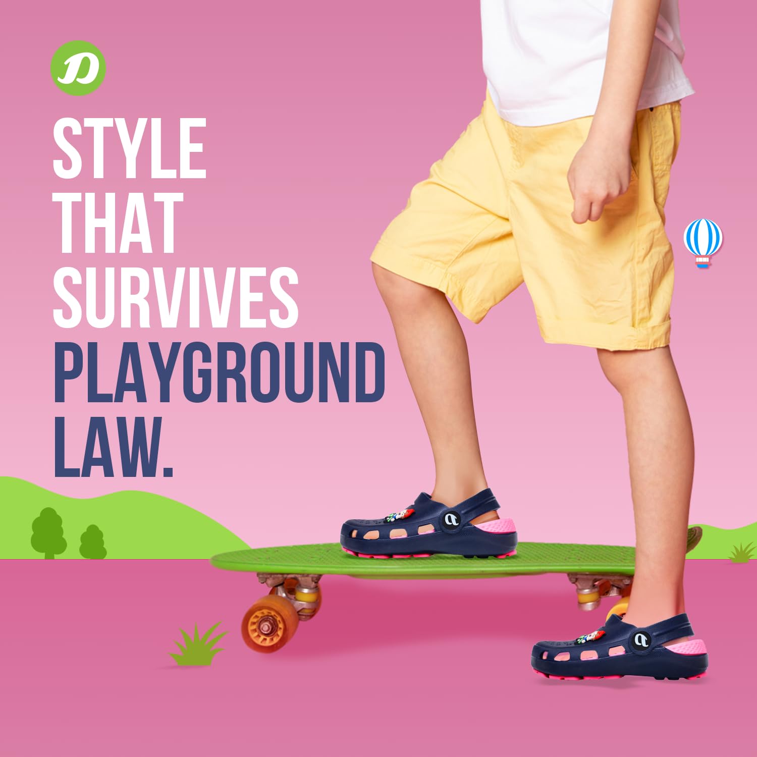 DOCTOR EXTRA SOFT Unisex-Child Kids Classic Ultra Soft Clogs/Sandals with Adjustable Back Strap| Comfortable & LightWeight| Stylish & Anti-Skid| Indoor & Outdoor Casual Sports Mules Boys & Girls D-514 2