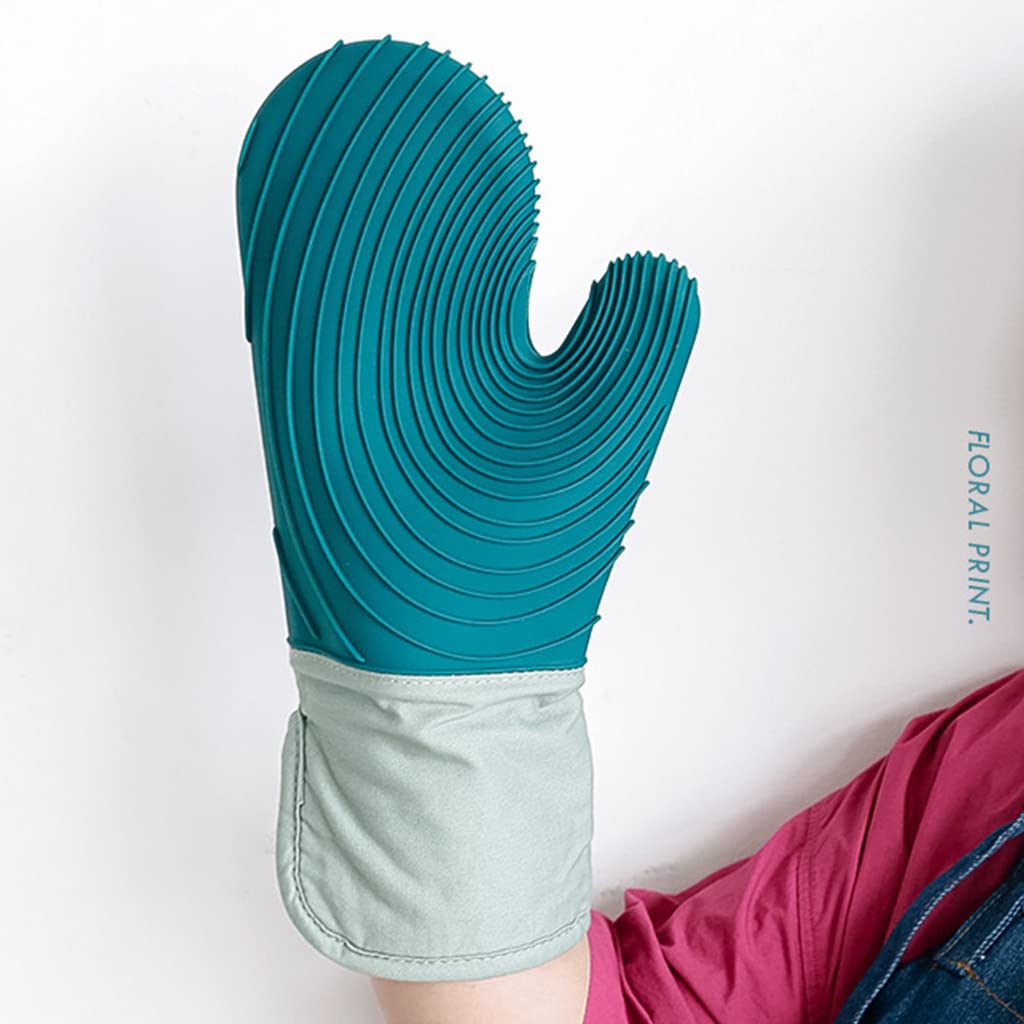 Maniques de cuisine en silicone résistant à la chaleur