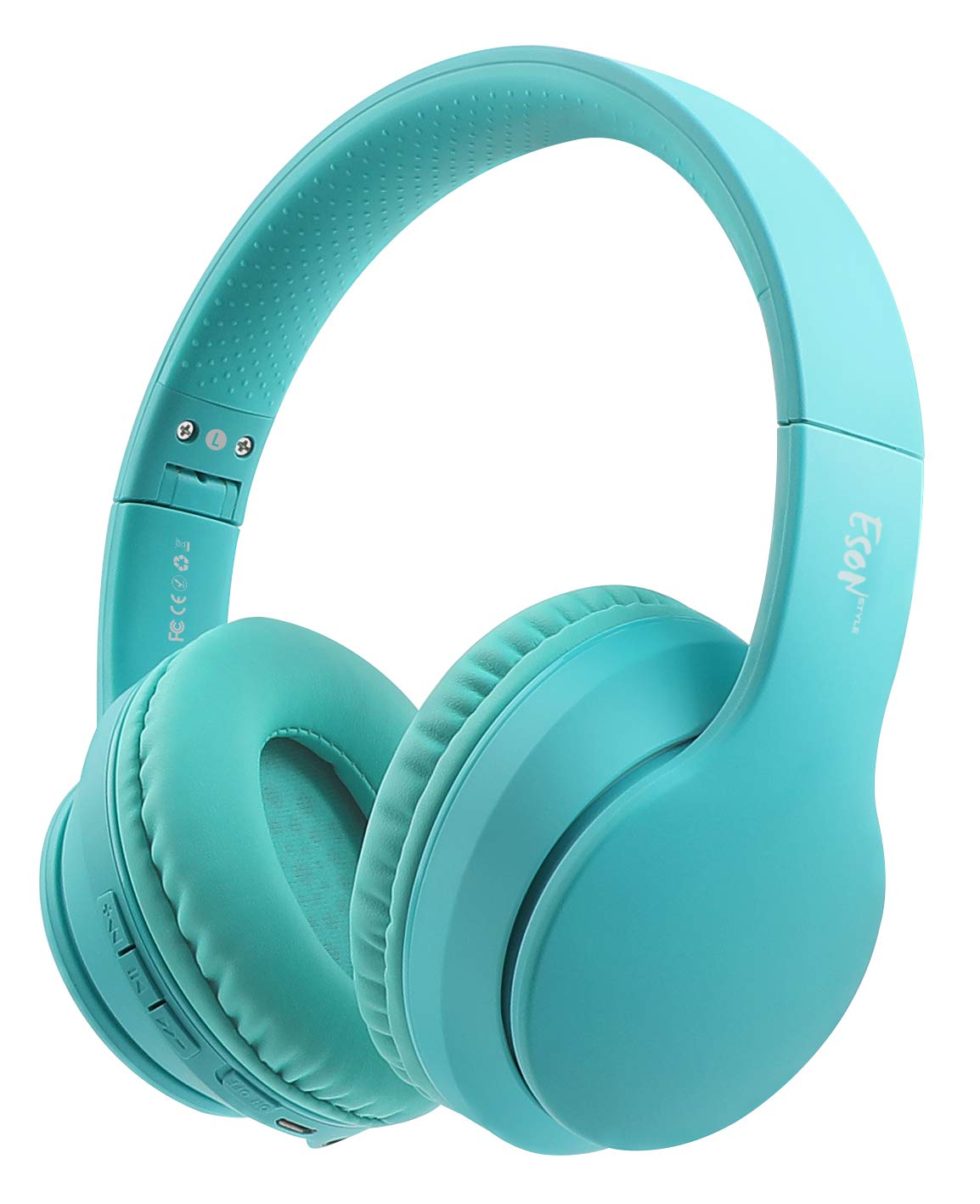 esonstyle Bluetooth Headphones Over Ear Foldable Wireless and Wired Stereo  Headset with Mic Soft Earmuffs Light Weight for Phone TV PC Online Class