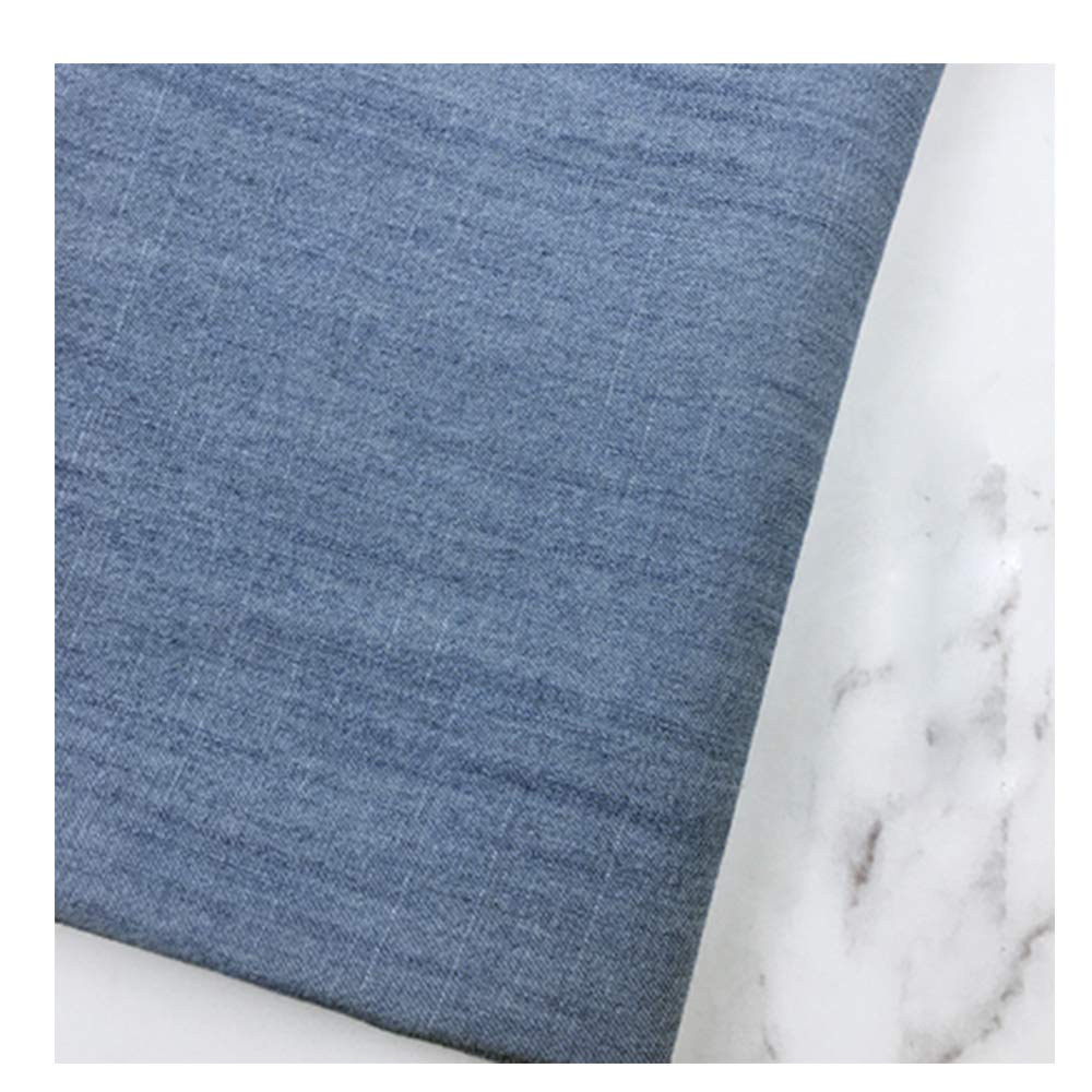 Tissu étiré en denim bleu pour veste en jean élastique et décors DIY