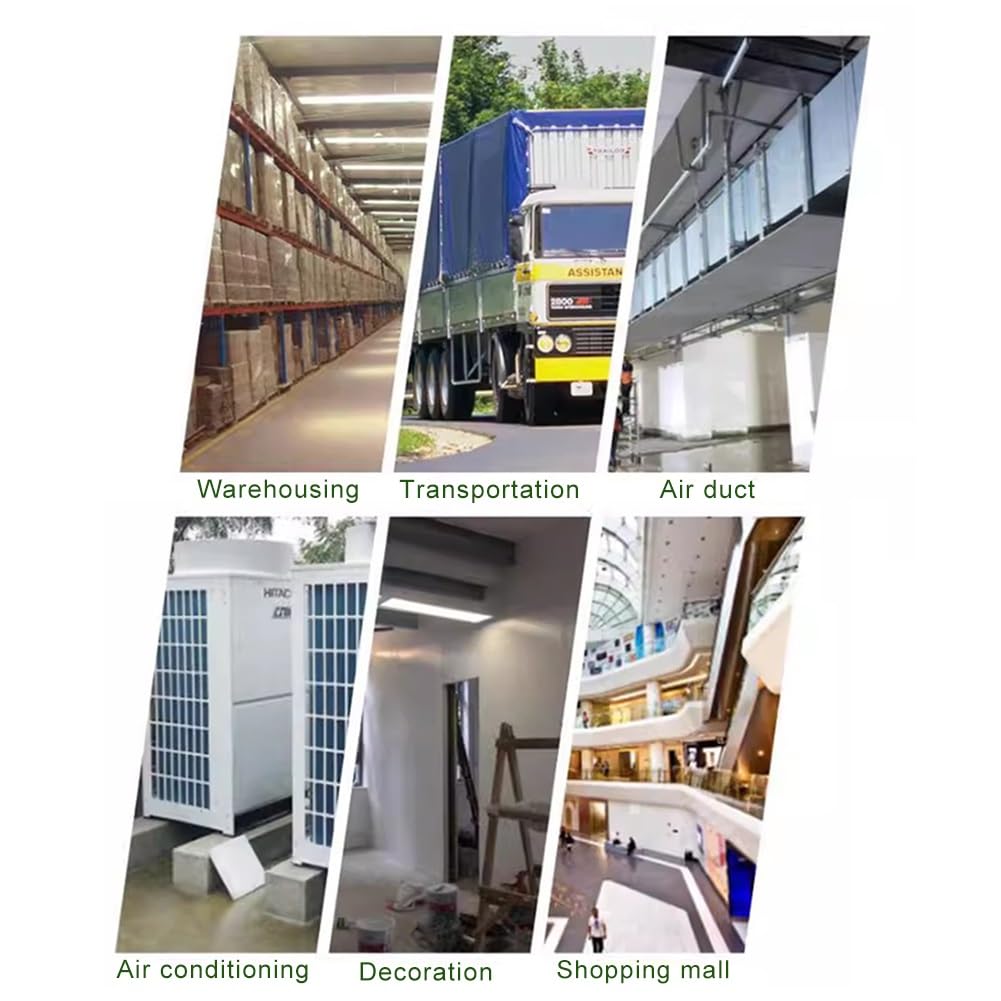 Manguera para conductos, Kit de Manguera Flexible para conductos de Aire, Manguera de ventilación para Secadora de Alta Resistencia de 36 pies con 2 Abrazaderas, ignífuga para extractores de
