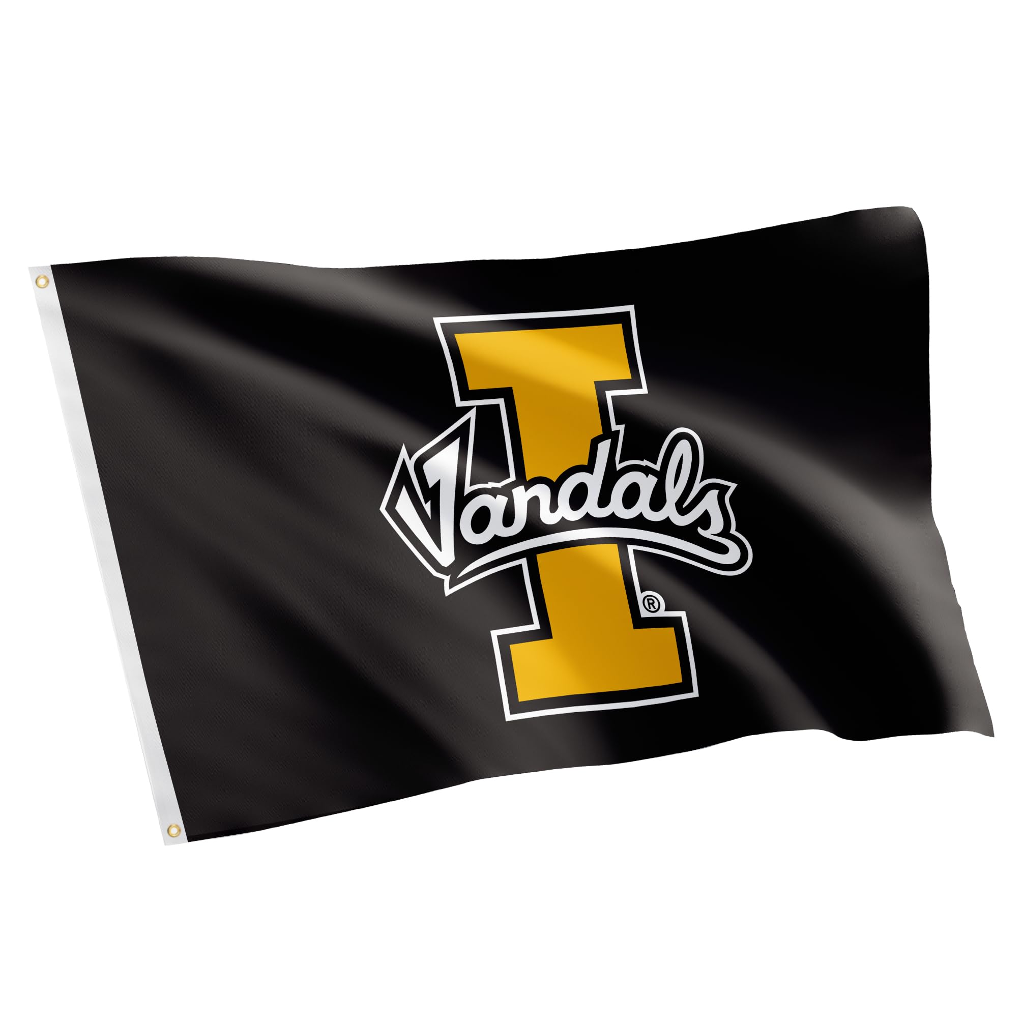 Desert Cactus University of Idaho UI Flag - 3 x 5 Feet Vandals Banner, Indoor/Outdoor Durable Fabric, 100% Polyester Design (Style 1a)