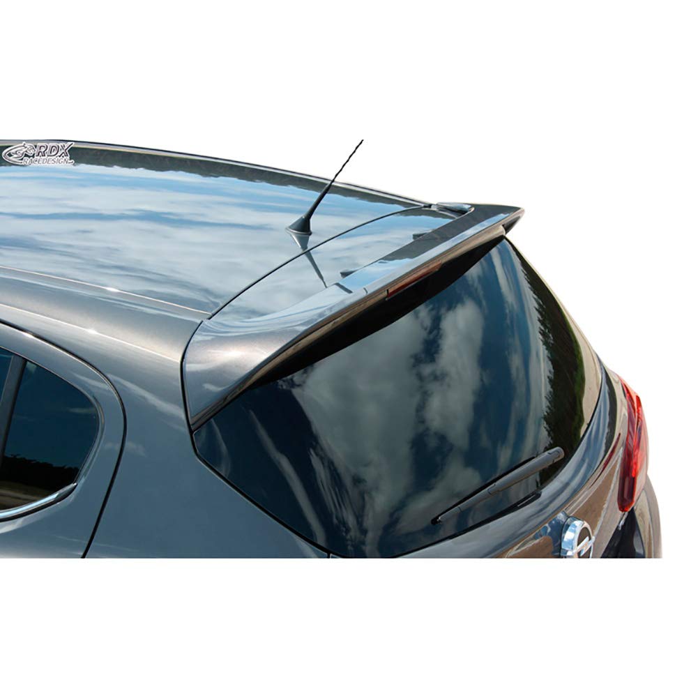RDX Re Design rdds112 tetto Spoiler CORSA E 5 porte 2014 di 'OPC Look' (Pur IHS), Nero
