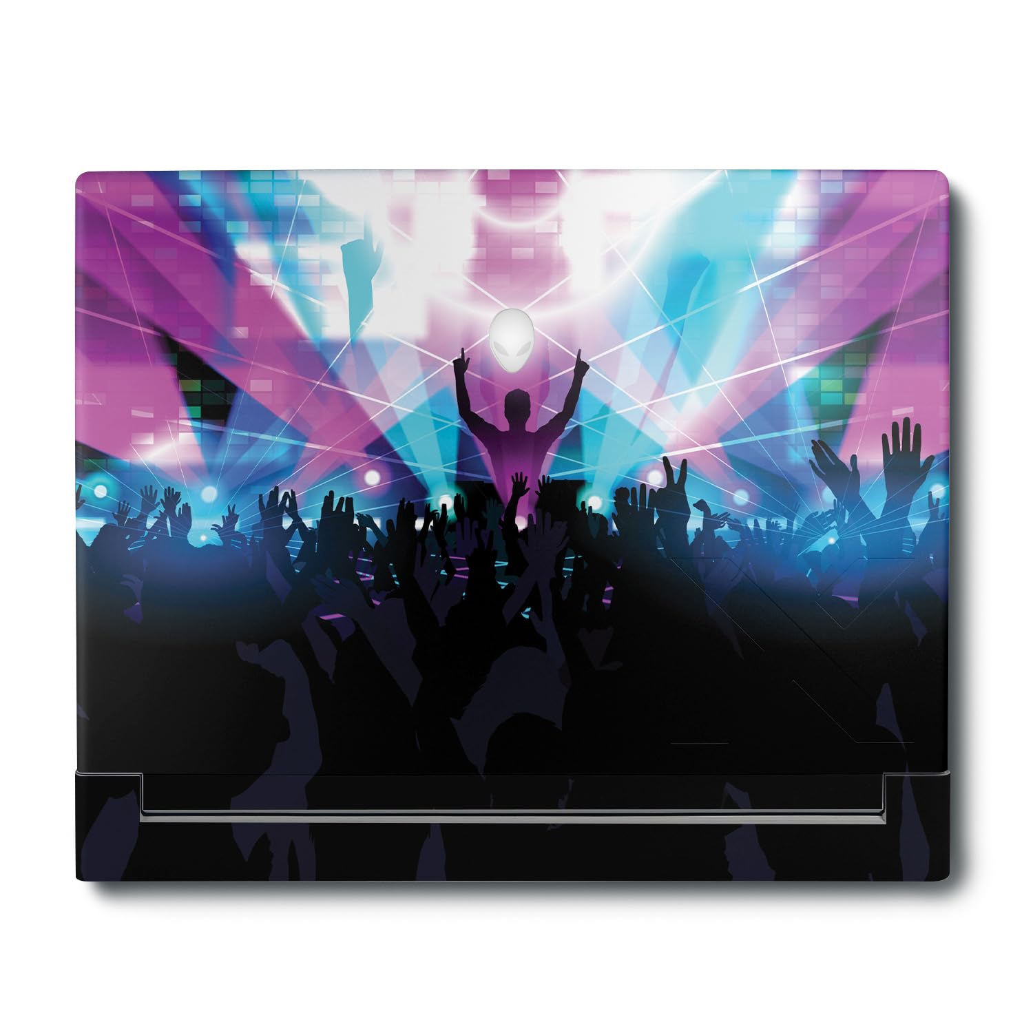 MightySkins Skin Compatible with Alienware X16 R1 (2023) Full Wrap Kit - Dj Festival | Protective, Durable, and Unique Vinyl Decal wrap Cover | Easy to Apply &amp; Change Styles | Made in The USA