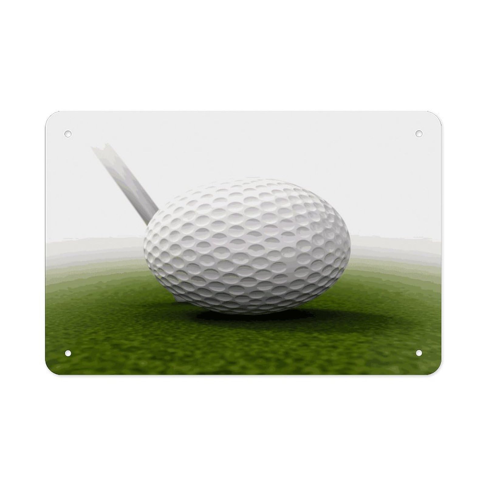 Fekiloot Style Golf Ball Metal Signs Wall Art Tin Sign