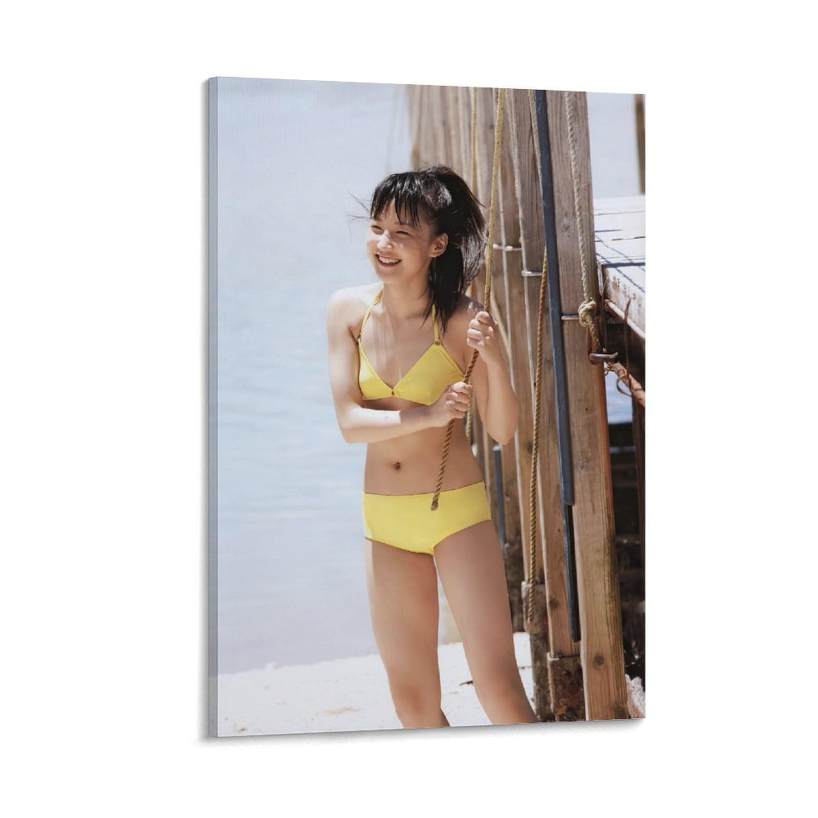 鞘師里穂　水着 Amazon.co.jp: 鞘師里保グラビア水着画画像集女優・歌手・アイドル141 ポスター 装飾画 キャンバス ウォールアート リビングルーム  ポスター 寝室 絵画 フレームスタイル 12x18インチ(30x45cm) : ホーム＆キッチン