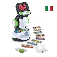 VTech Video Microscopio Interattivo, Microscopio Bambini Digitale con Video Originali BBC