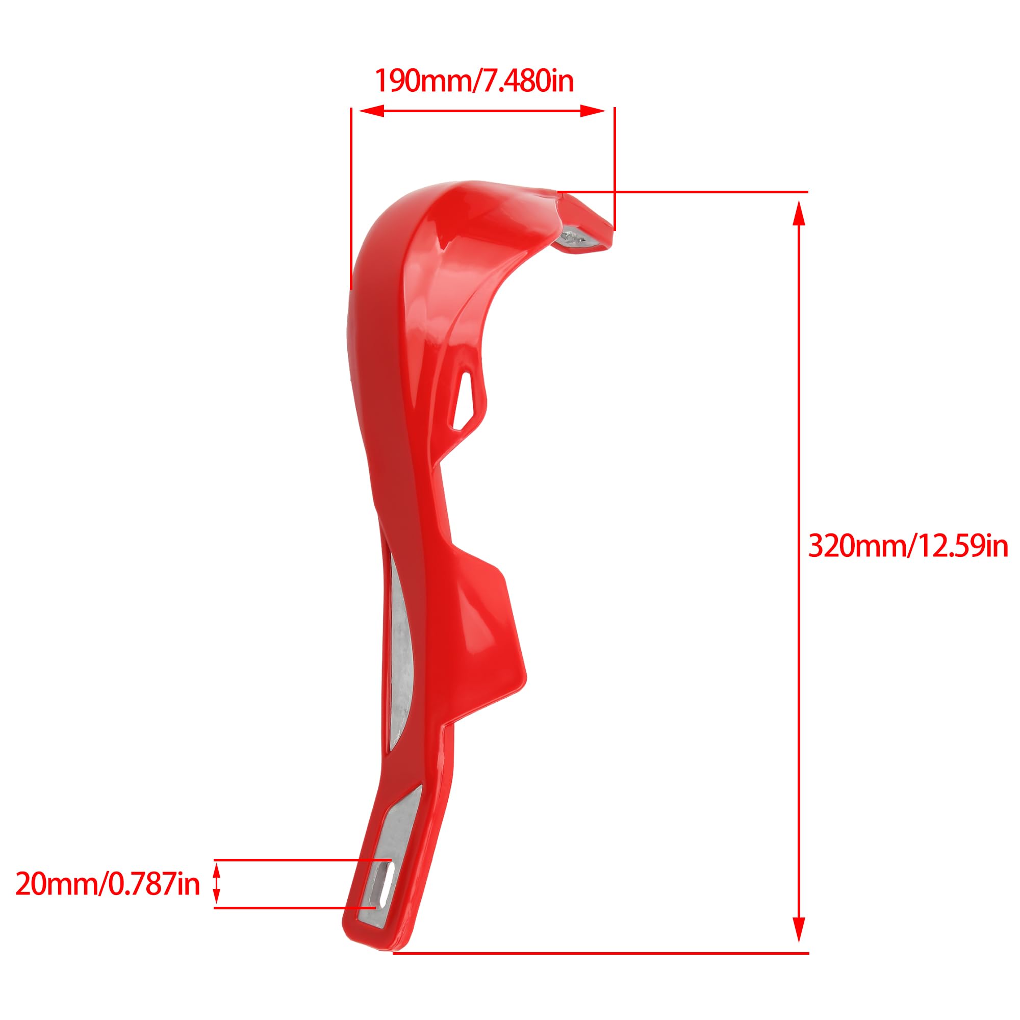 Adatto per Beta 22 28MM Parti Della Bici Della Sporcizia Paramani Maniglia Protezione Paramani Manubrio Paramani Protezione del Manubrio del(Black)