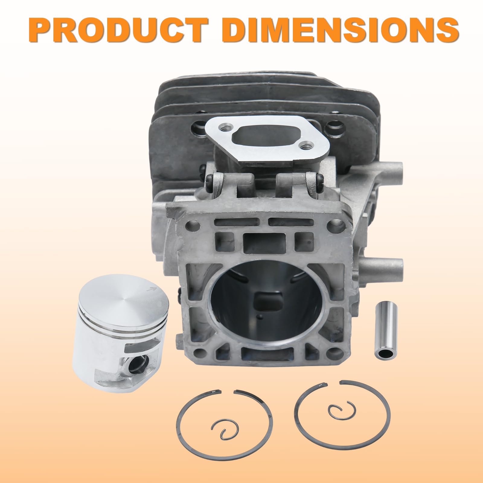 Kit cylindre pour Stihl FR410 C, FR 460 TC, FS 240, FS 240 C, FS 240 R, FS 240 RC, FS 260, FS 260 C, FS 260 R, FS 260 RC, FS 360 C, FS 410 C, Remplace 4147 020 1207