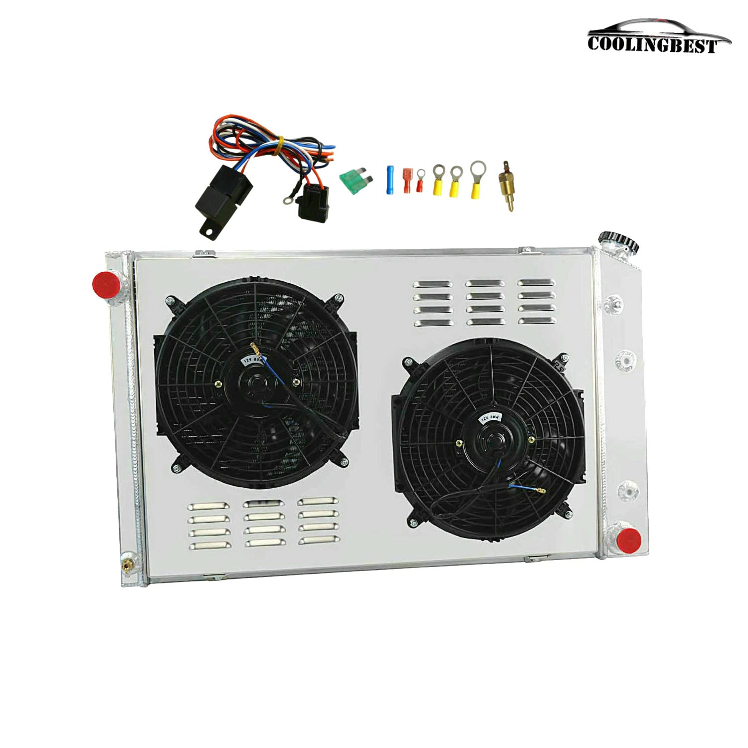 Buy COOLINGBEST 3 Row Aluminum Radiator for 19731991 Chevy Blazer