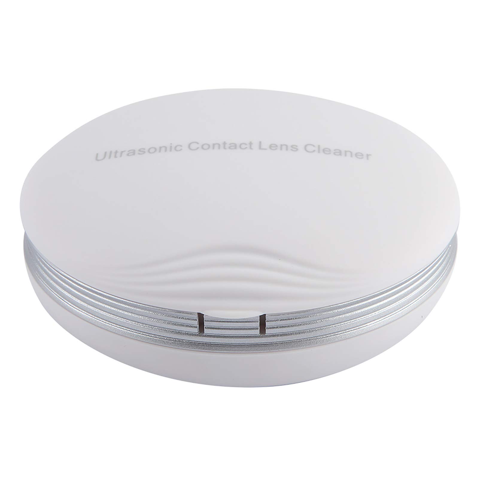 Pilipane Detergente Automatico per Lenti a Contatto Ad Ultrasuoni con USB,Detergente per Lenti a Contatto, Custodia per La Pulizia delle Proteine dell'occhio(Bianco)
