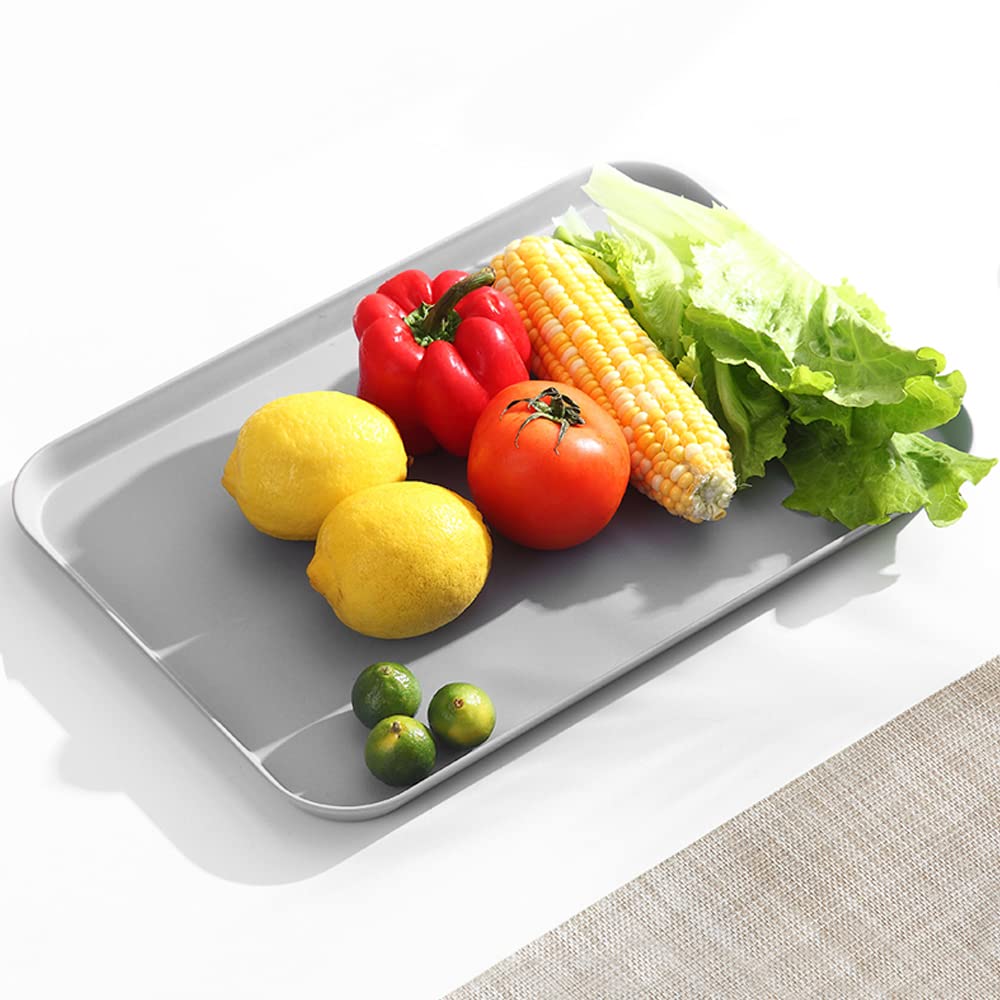 Set 8 Vassoi Da Portata In Plastica - 30.7x23 Cm Antiscivolo Per Bar, Hotel E Casa - Foto 7