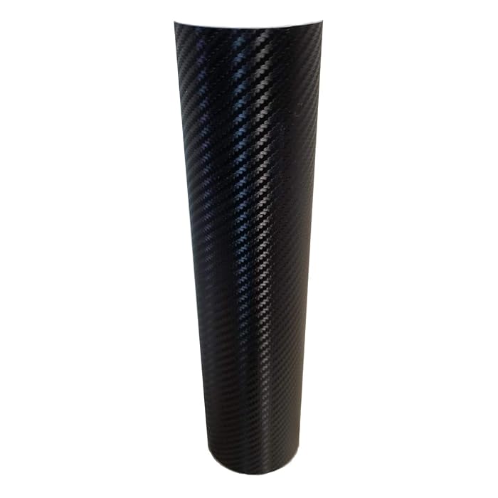 Buy Black Carbon Fiber Vinyl Wrap 5ft x 1ft (60in x 12in) Carbon Fiber