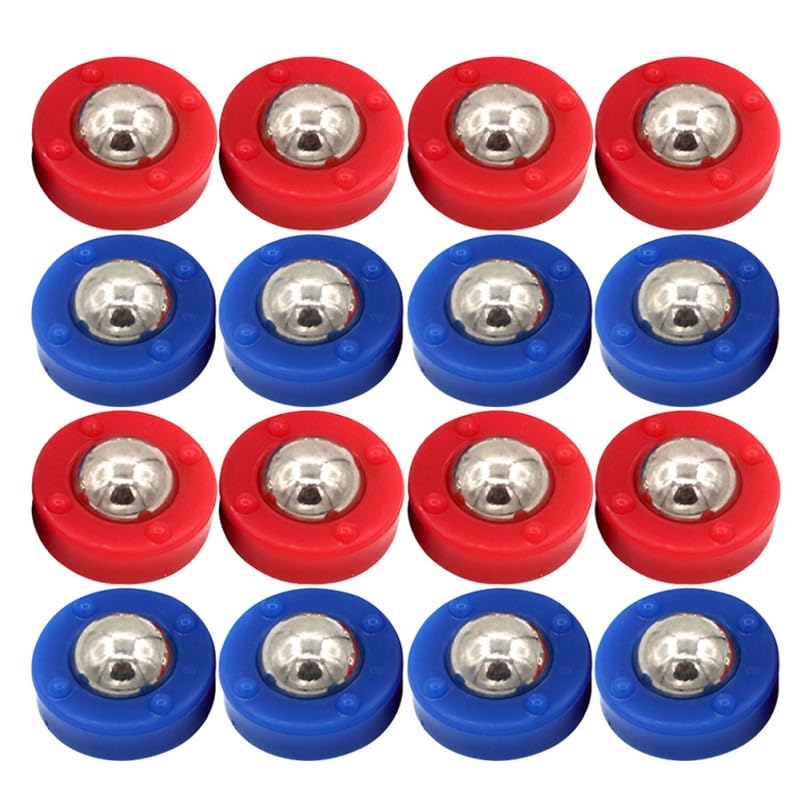 Toddmomy Mini Shuffleboard Replacement Pucks 20Pcs Tabletop Roller Beads Set for Shuffleboard Curling Board Game Pieces for Indoor Table Top Games Home Club and Entertainment Use