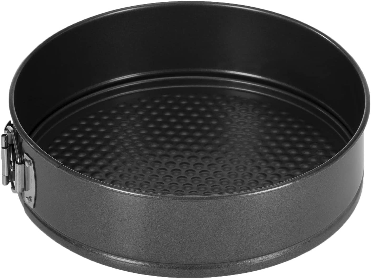 Round Cake Pan Springform Pan Pie Mold Bakeware Non stick, 24 Cm, 1PC (BLACK)