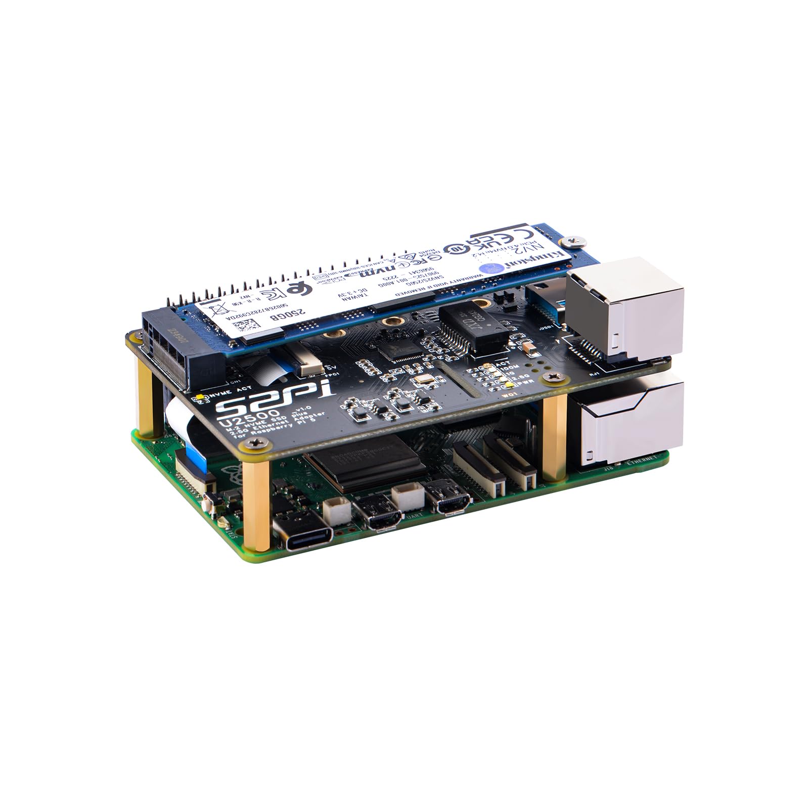 Raspberry Pi: HAT-kaart Maakt De Installatie Van Een SSD Mogelijk En Voegt Sneller Ethernet Toe.838007.0