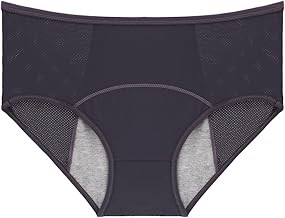 Women's Underwear High Waisted Full Coverage Ladies Panties Heavy Flow Hipster Underwear Boxer Brief No-Show Boyshort