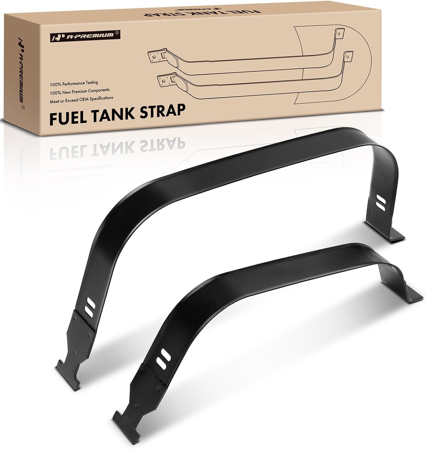 A-Premium Fuel Tank Straps Compatible with Dodge Durango 1998-2003 Gas 2-PC Set