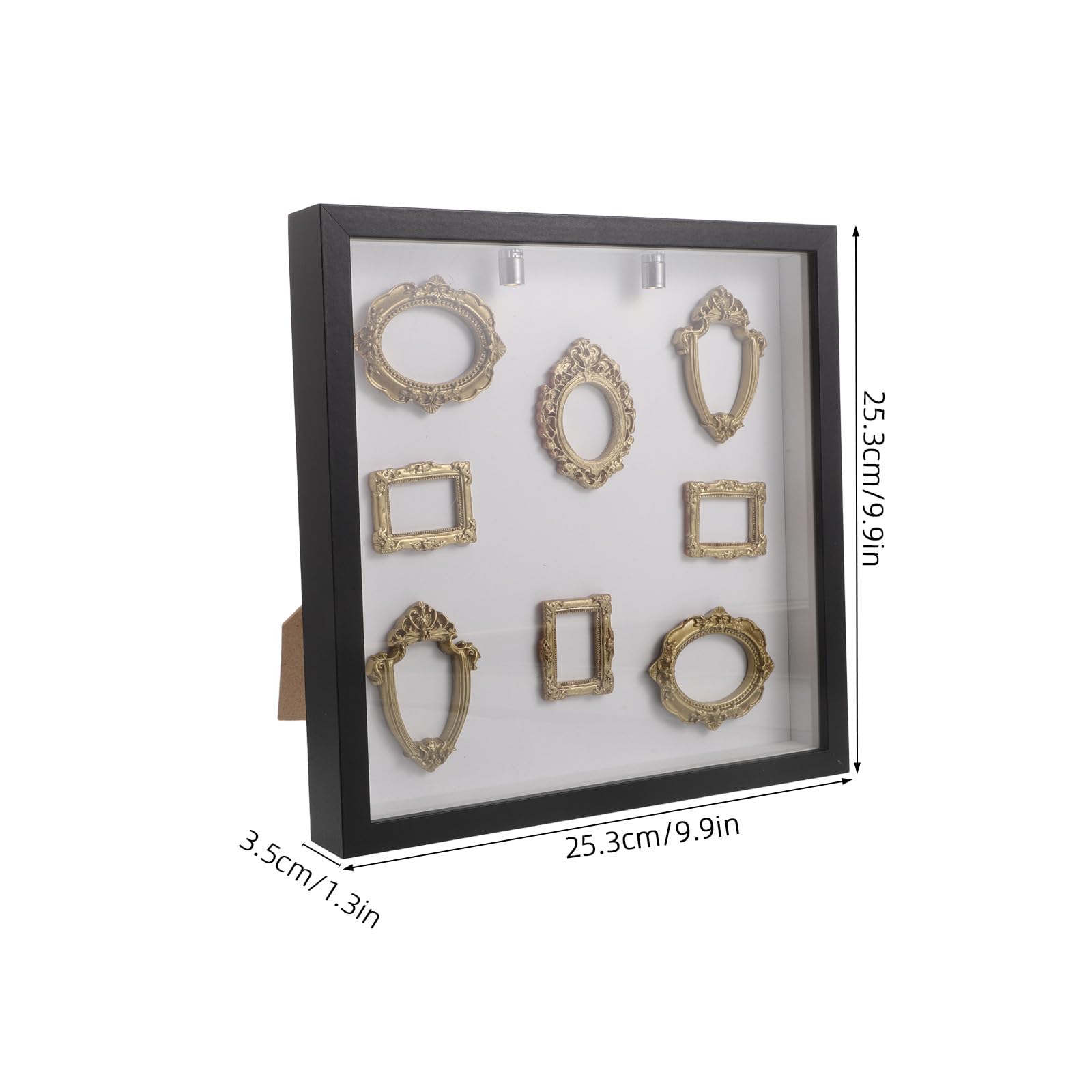 1 Zestaw DIY Muzeum Sylwetka Pudełko: Miniaturowa ramka na zdjęcia, Drewniany uchwyt ekspozycyjny, Etui na pamiątki na wydarzenia, Prezent na imprezę