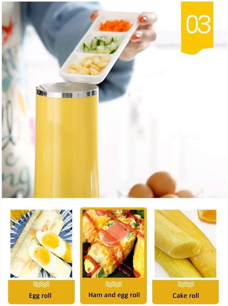 Egg Roll Cup-Mini Automatic Egg Roll Maker Children's Breakfast Machine Sausage Machine