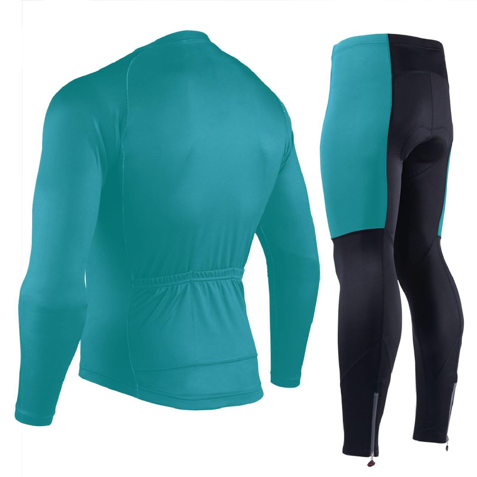Radtrikot mit Taschen, atmungsaktive Trägerhose, Herren, 3D-gepolstert