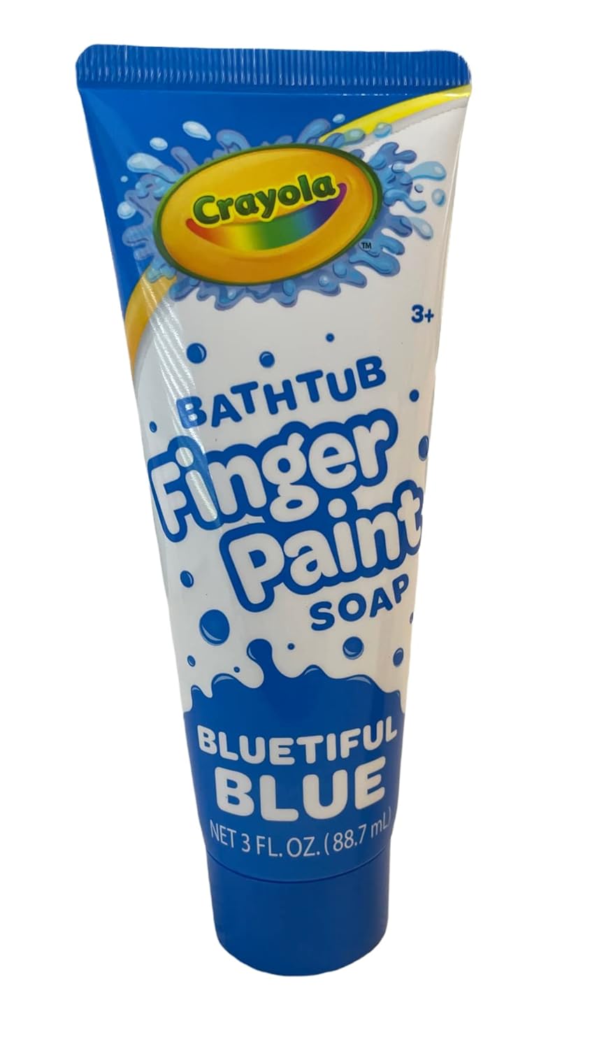 Bundle Crayola Bathtub Finger Paint Soap set of 5 for kids creative good clean fun : Toys & Games