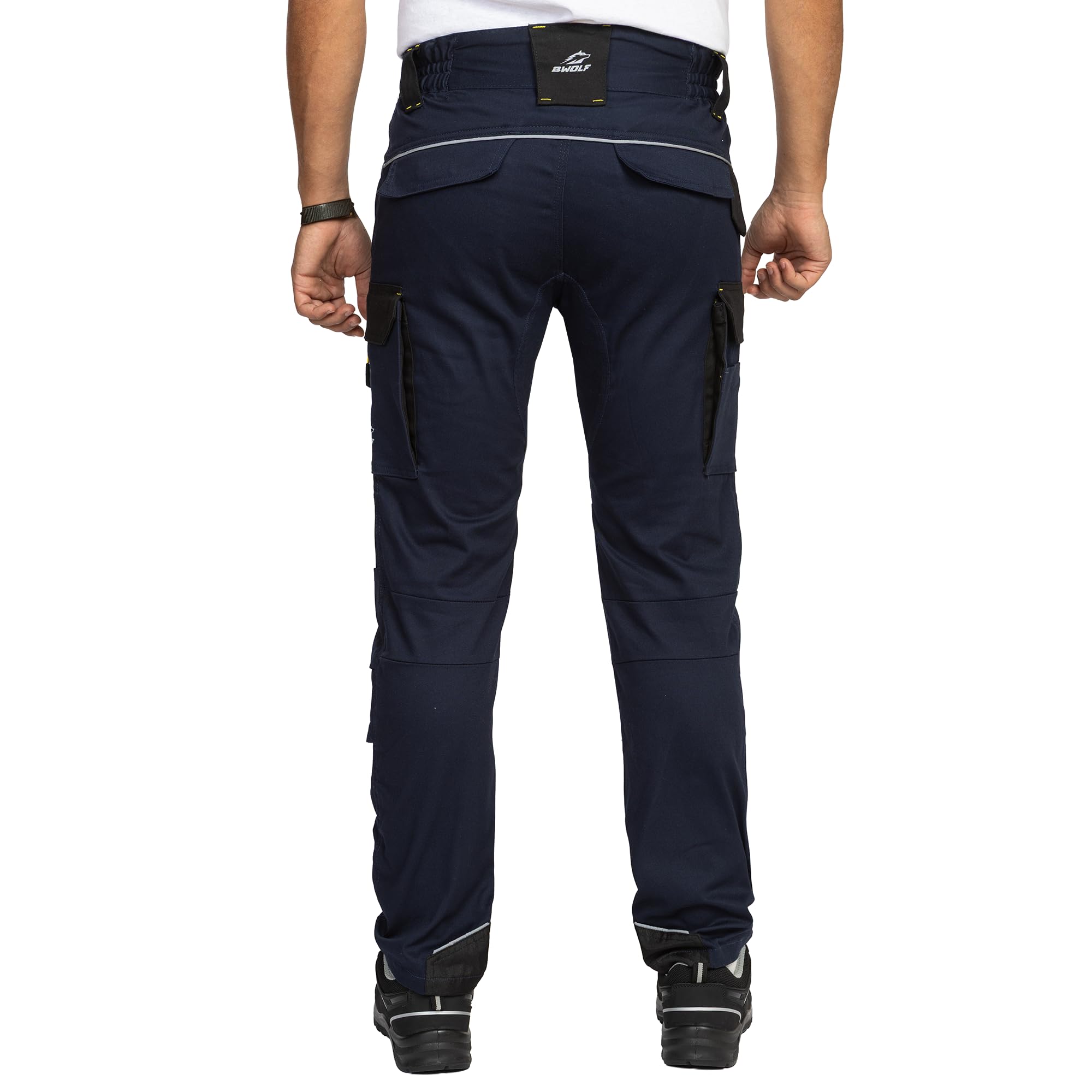 BWOLF Daytona Pantalon de Travail Homme Stretch Pantalon Travail Homme - Coton - Élasthanne - Nombreuses Poches