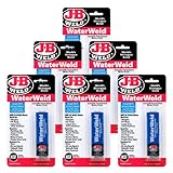 J-B Weld 8277 WaterWeld Adhesive Compound Specially Formulated Epoxy Putty (Pack of 6)