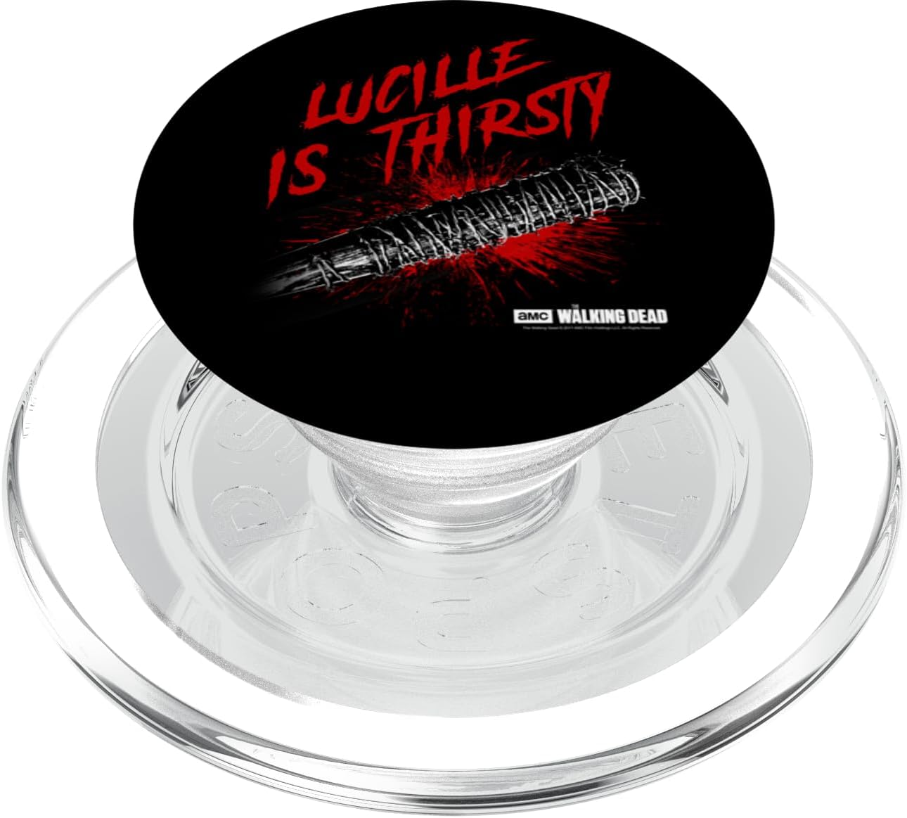 The Walking Dead Lucille is Thirsty PopSockets PopGrip for MagSafe