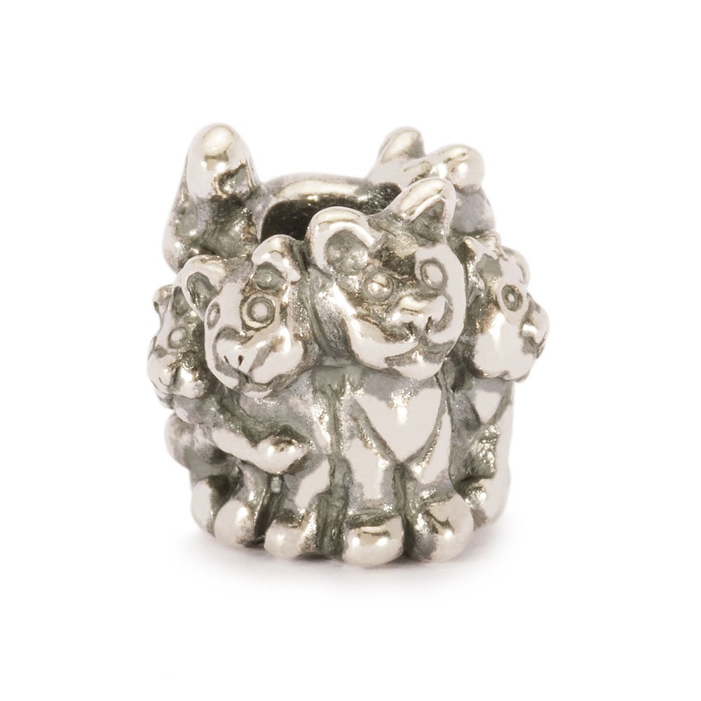 Original Trollbeads famiglia di gattini 11354