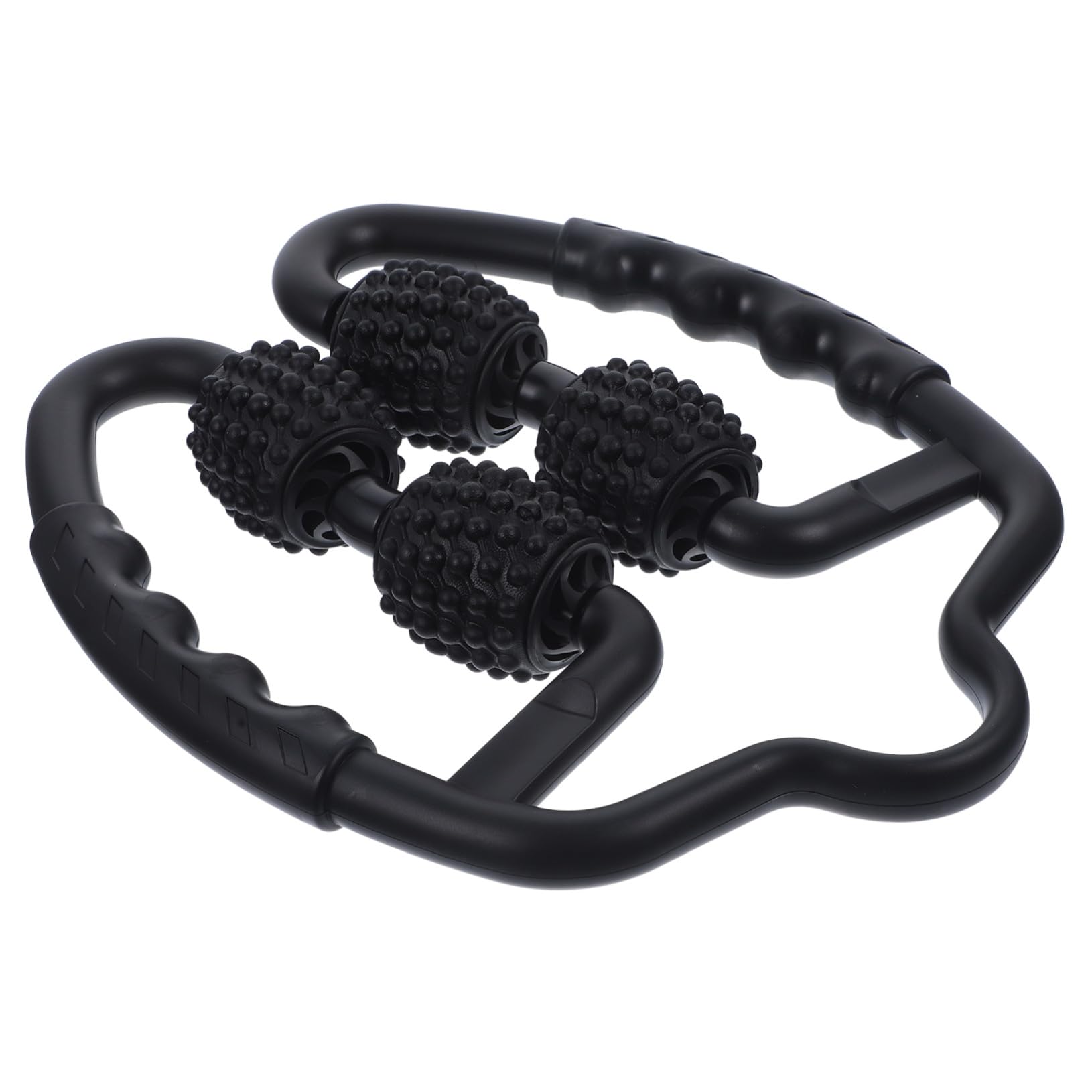 Yardwe Rodillo de Fitness y Masajeador Rodante para Alivio de Músculos Tensos, Uso en Casa y Gimnasio, Adecuado para Brazos, Piernas y Espalda, Diseño Ergonómico Agarre Cómodo