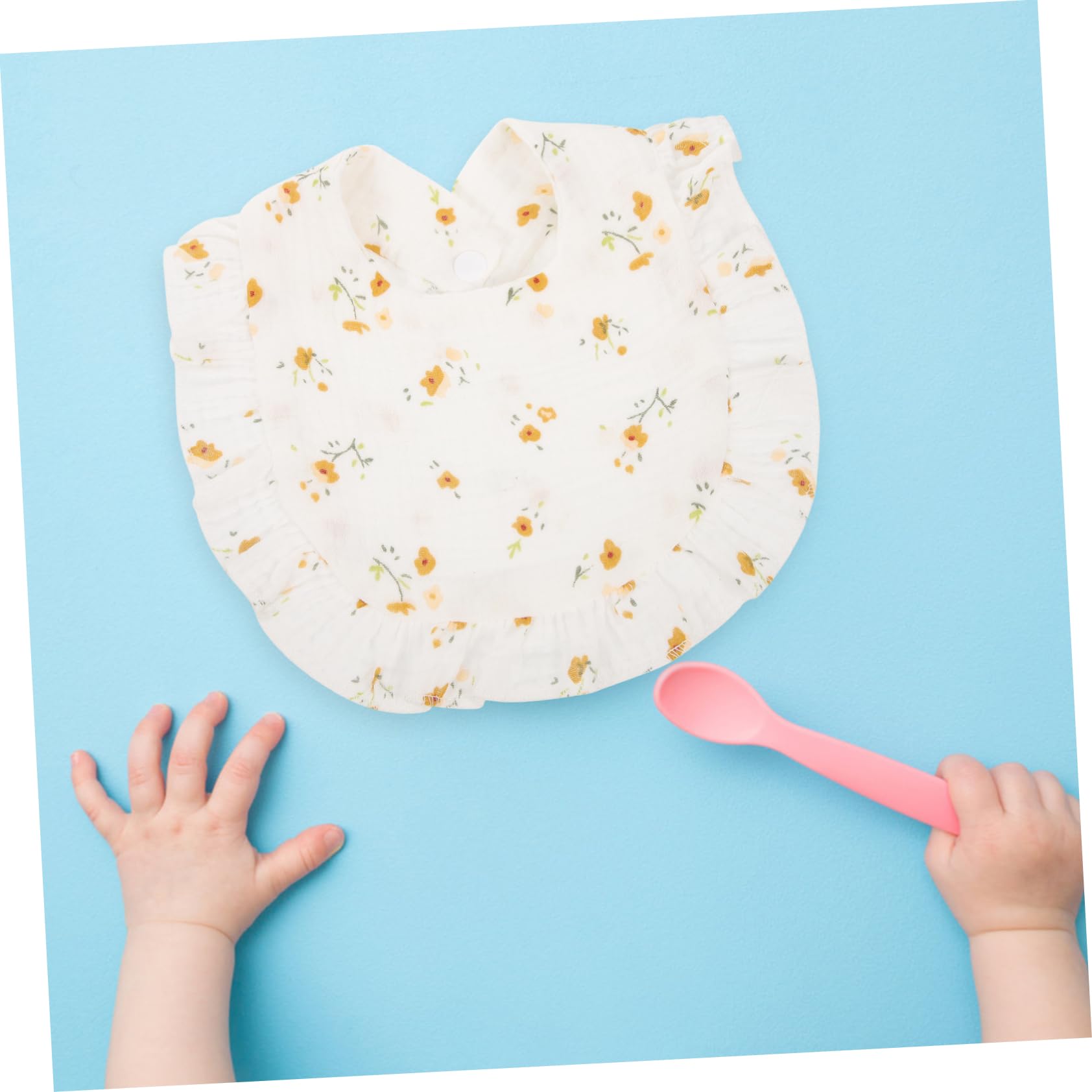 Toyvian 12pezzi Bavaglini Cotone Per Ragazzo Ragazza Design Elegante e Ruffled Bavaglini Multiuso Per Sbavamento Alimentazione e Morbidi e Assorbenti Adatti Per Bambine