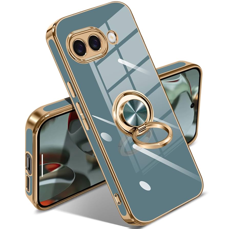 Google pixel 9a 本体　128GB カバー付 Google Pixel 9a ケース カバー リング付き 耐衝撃 スライド式