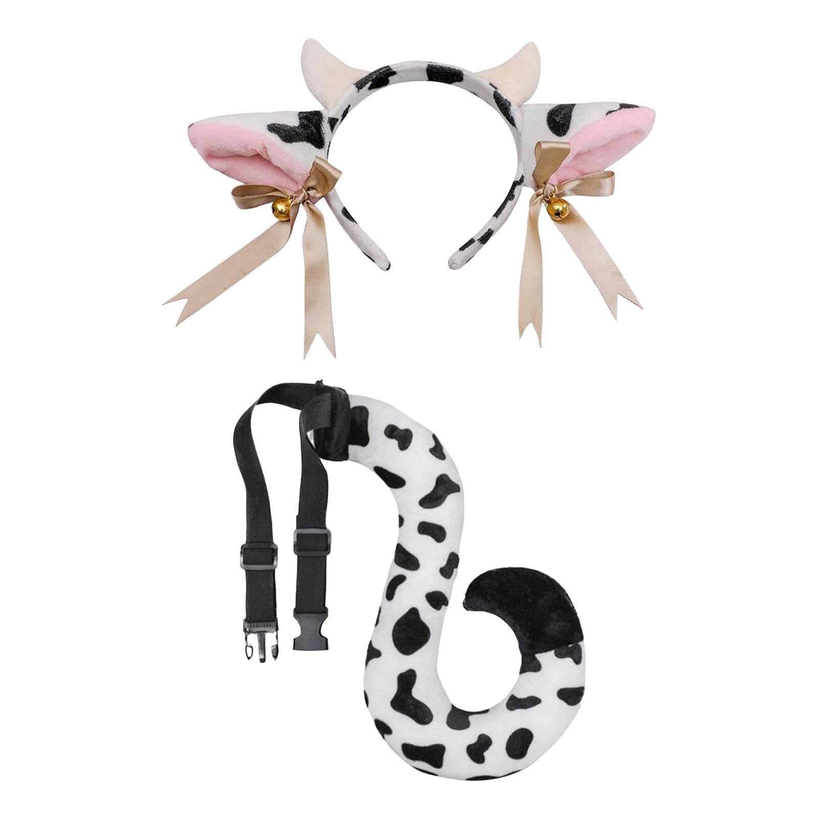 Lot 4 Bandeaux Cornes De Vache élastiques – Pour Cosplay, Fête Déguisée, Spectacle, Ajustable - 7
