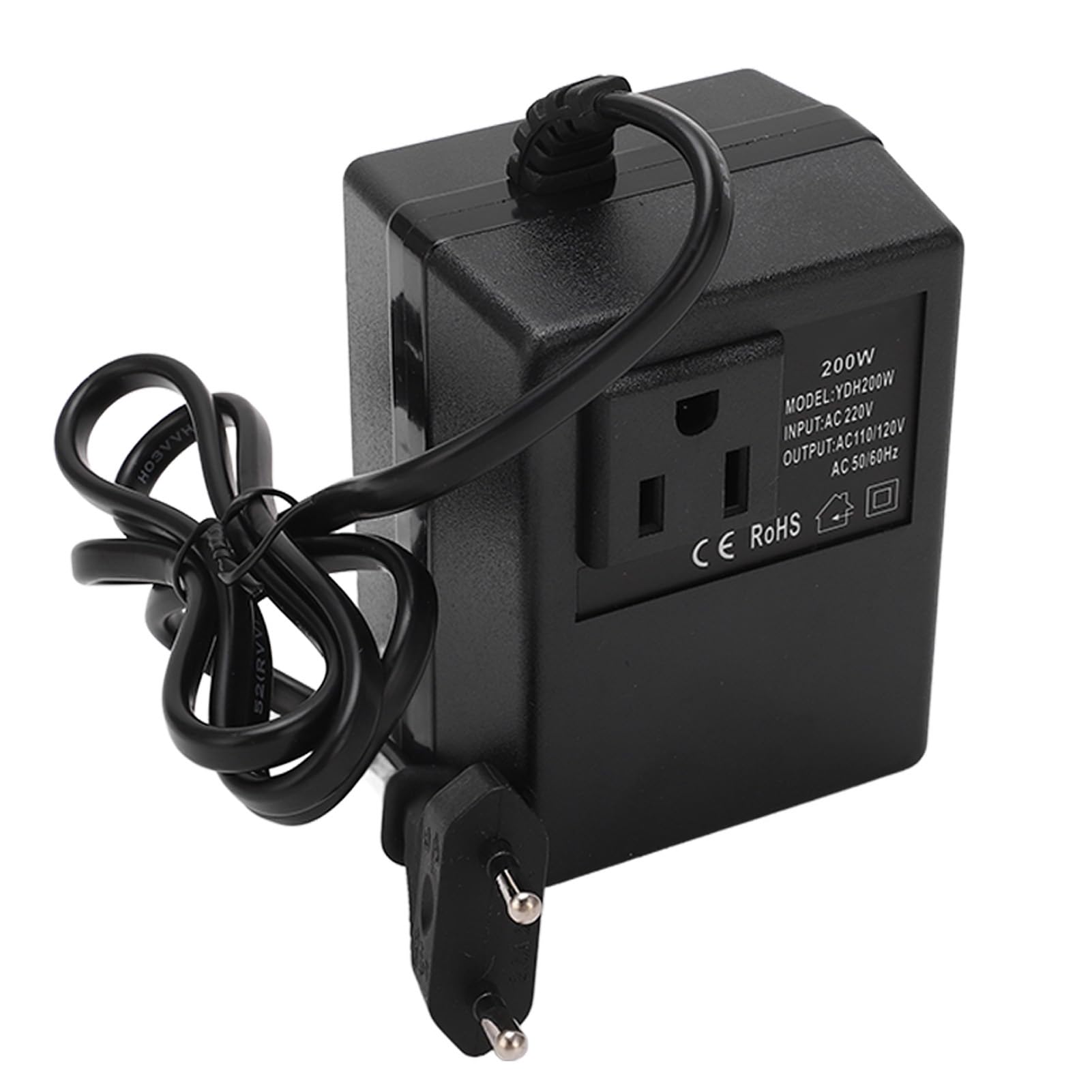 Adaptador de Viaje con Convertidor de Voltaje Versátil para Uso de Enchufe Universal en Europa Australia EE. UU. y Más 200 W